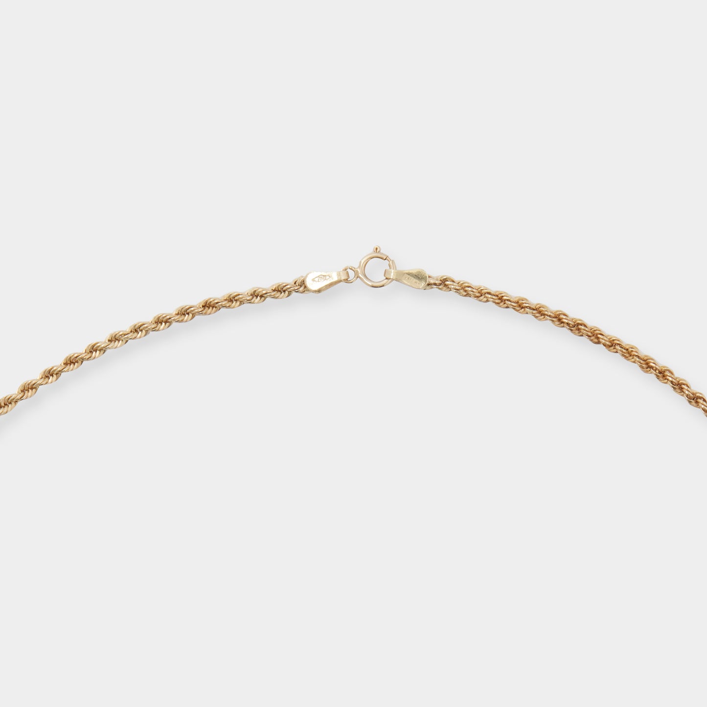 18 K Gold Rope Chain necklace