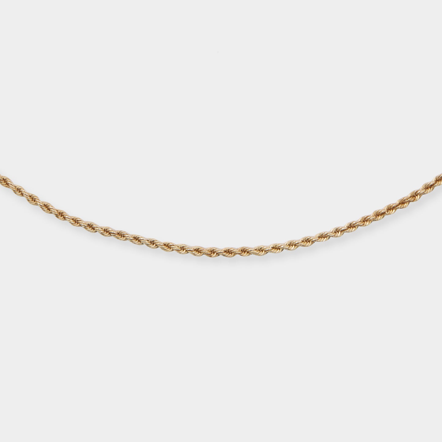 18 K Gold Rope Chain necklace