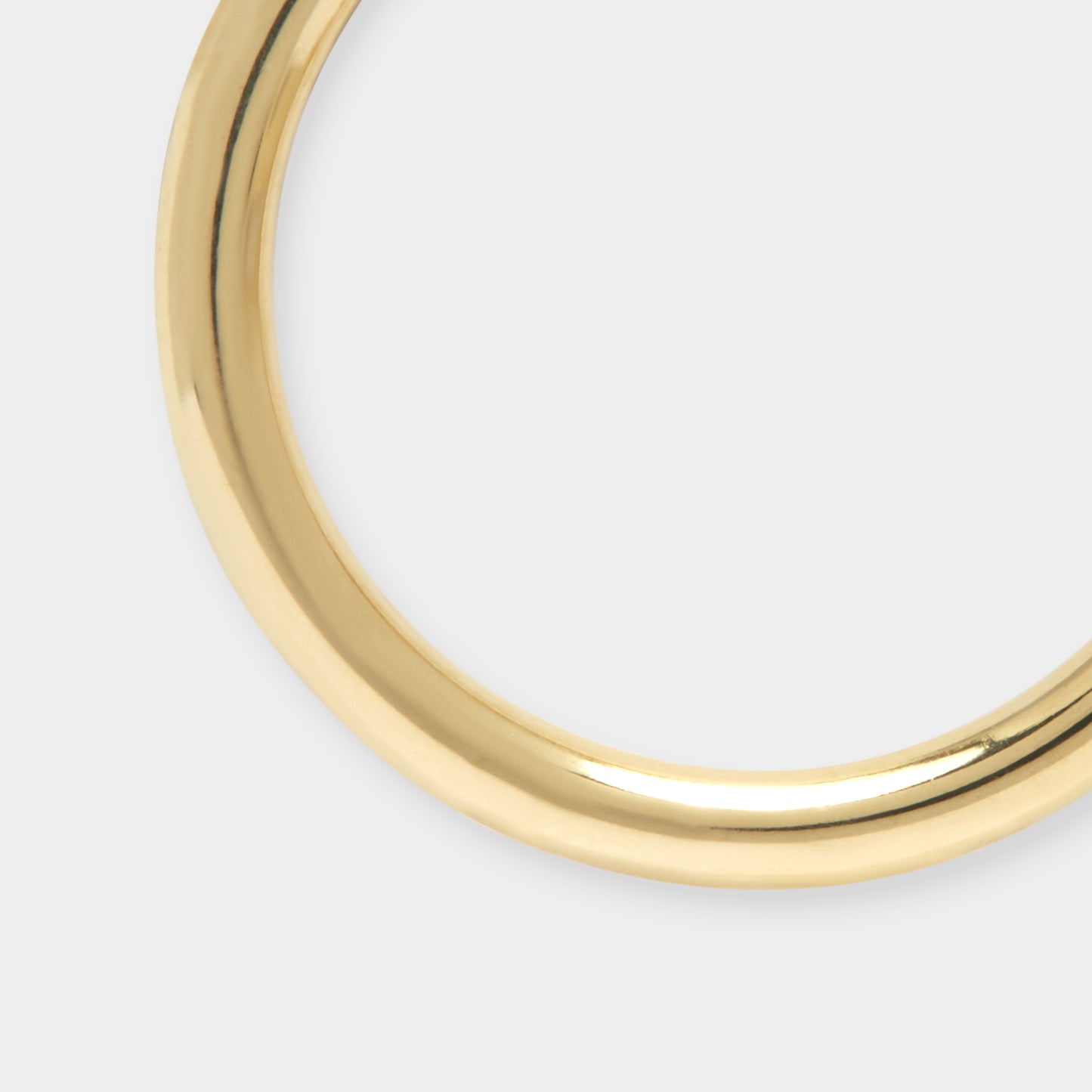 18K 金环 0.9 克 直径 1 厘米 描述