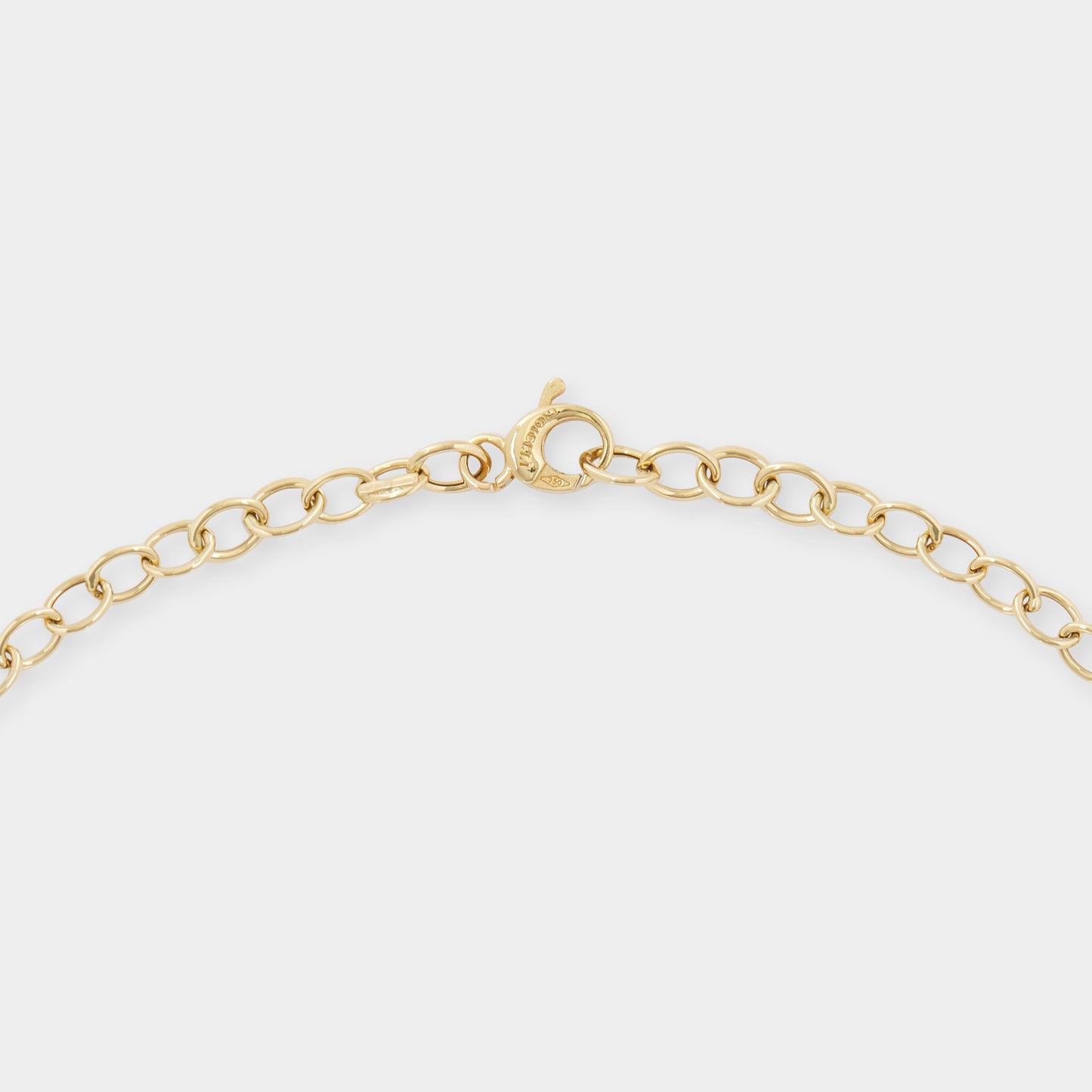 18 K White Gold and Yellow Gold All round loop rings