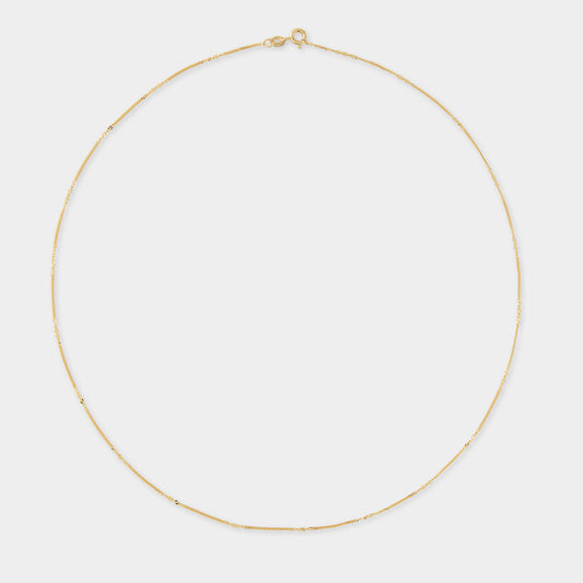 18 K Gold Anchor Necklace