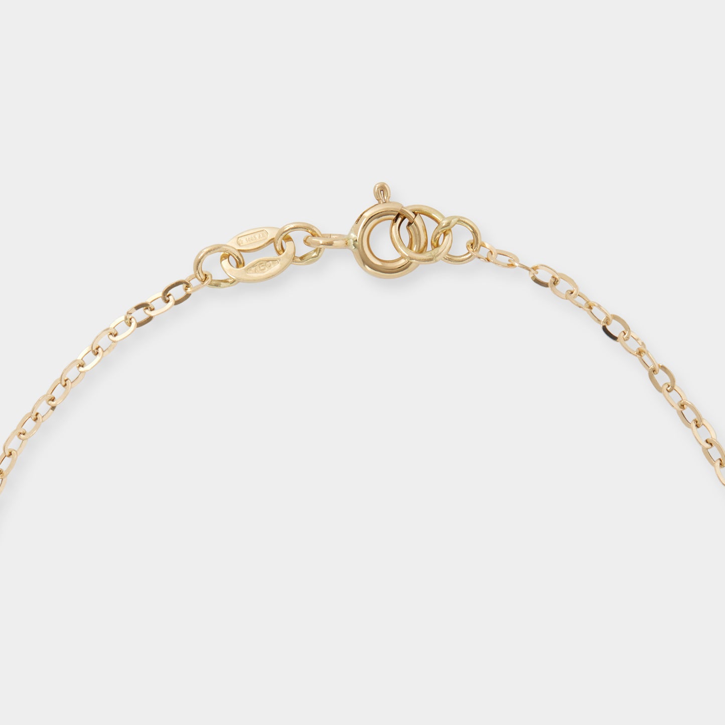 18 K Yellow and white gold twin link