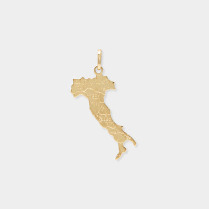 18 K Gold Italy shape Pendant