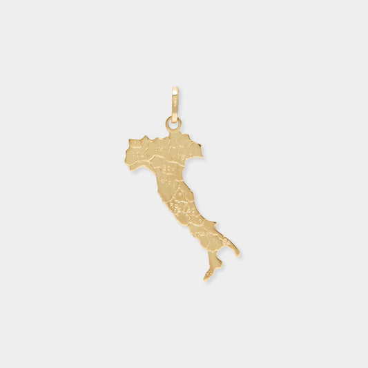 18 K Gold Italy shape Pendant