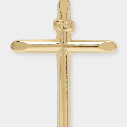 18K Yellow  Gold Cross/Crucifix length