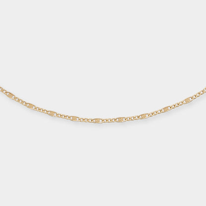 18 K Gold Classic Chain full link