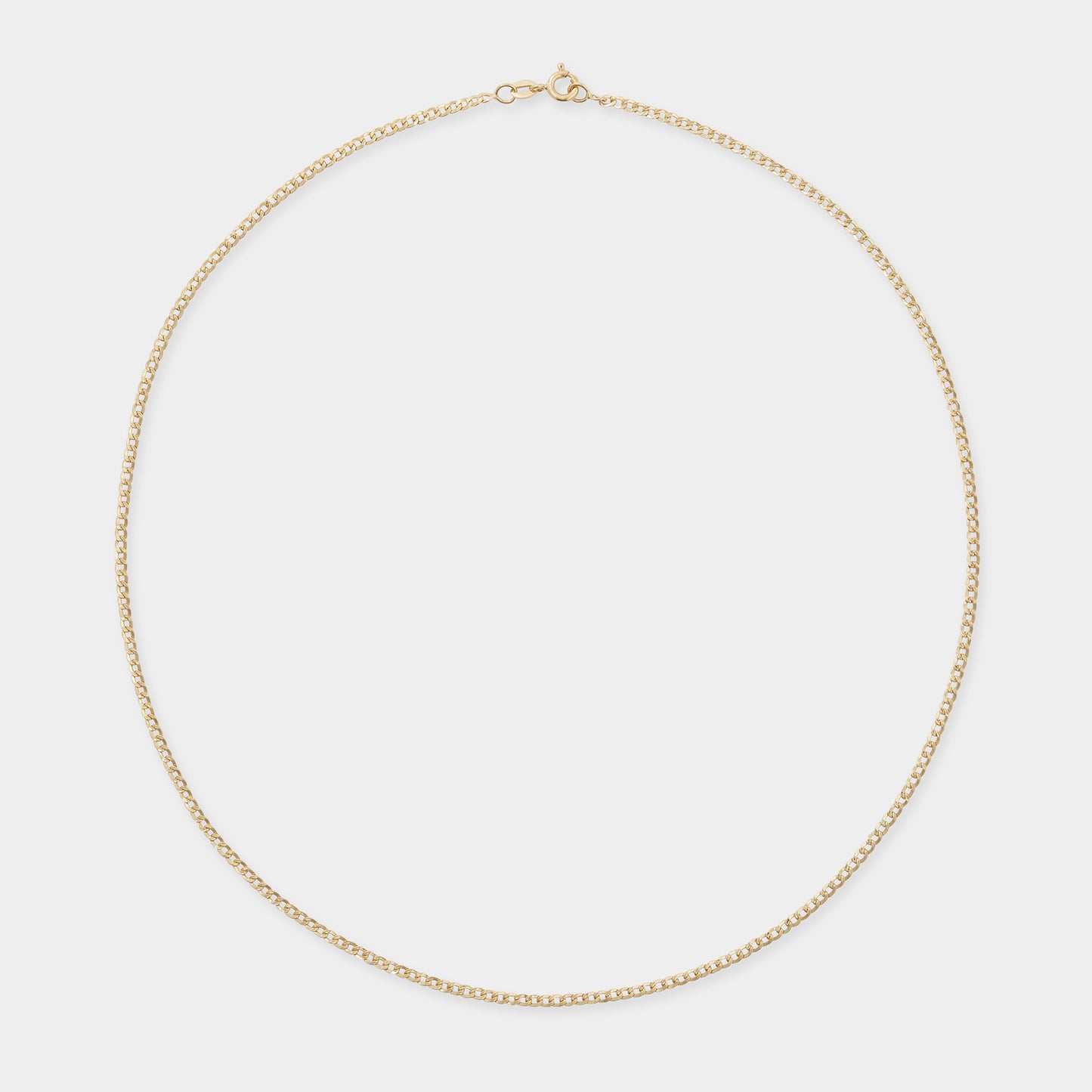 18 K Gold All round loop links