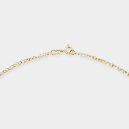 18 K Gold All round loop links