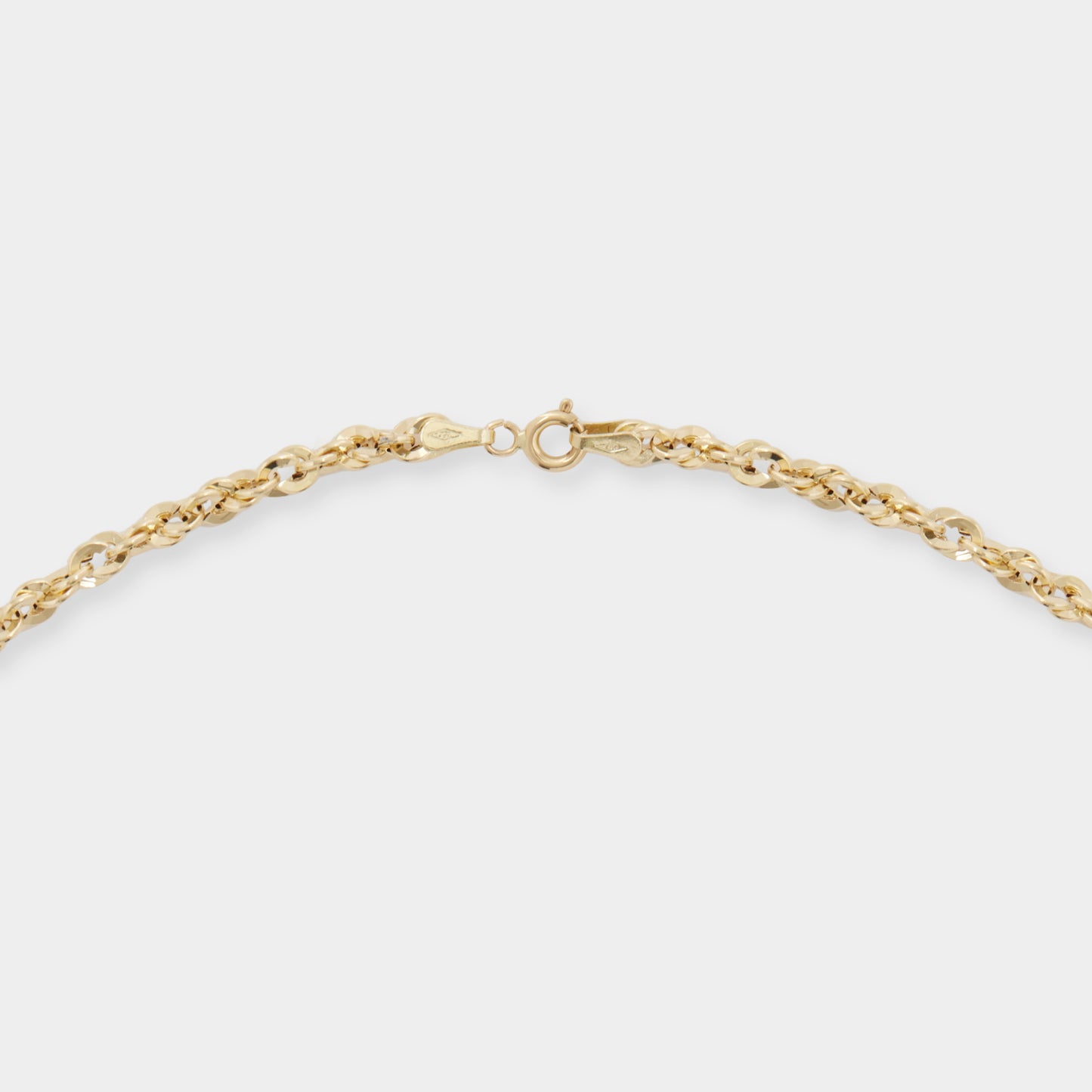 18 K Gold Singaporian Chain Necklace