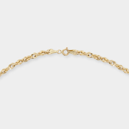 18 K Gold Singaporian Chain Necklace