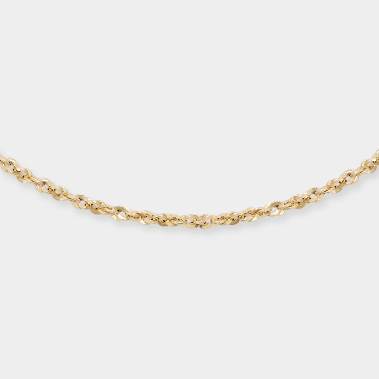 18 K Gold Singaporian Chain Necklace