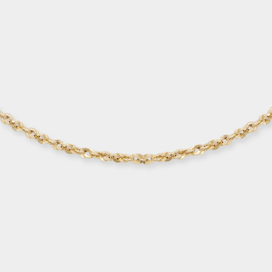 18 K Gold Singaporian Chain Necklace