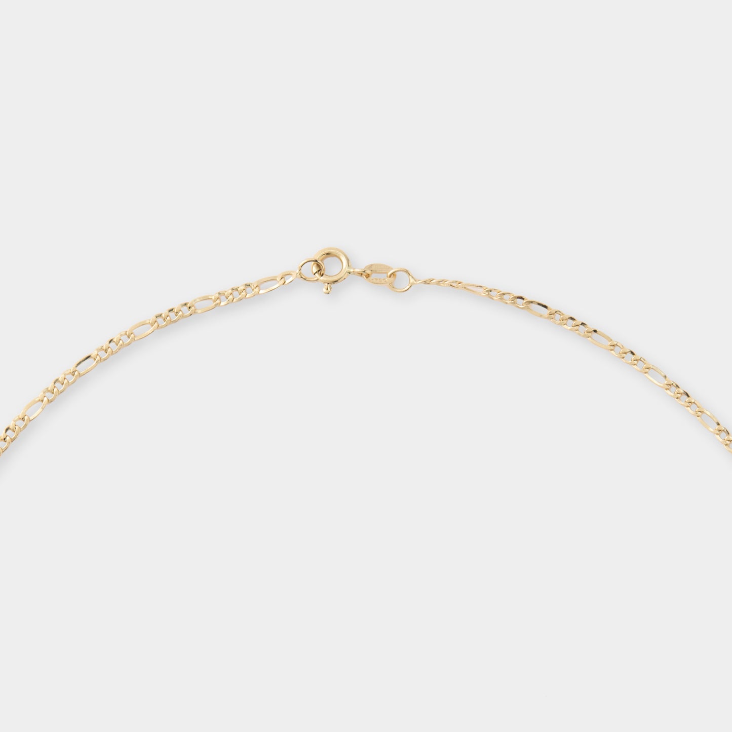 18 K Gold Figaro Link Necklace