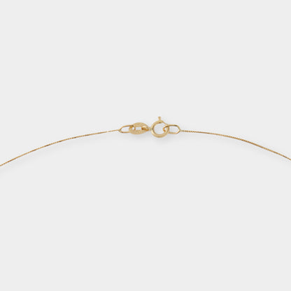 18 K Gold Box Chain Necklace