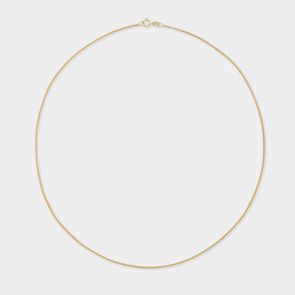 18 K Gold Fox Tail Necklace