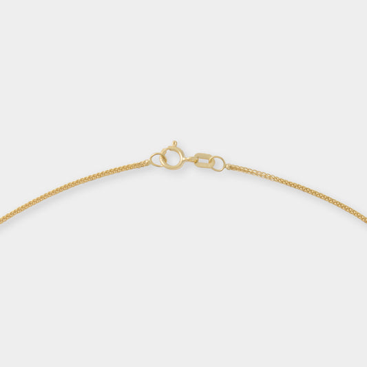 18 K Gold Fox Tail Necklace