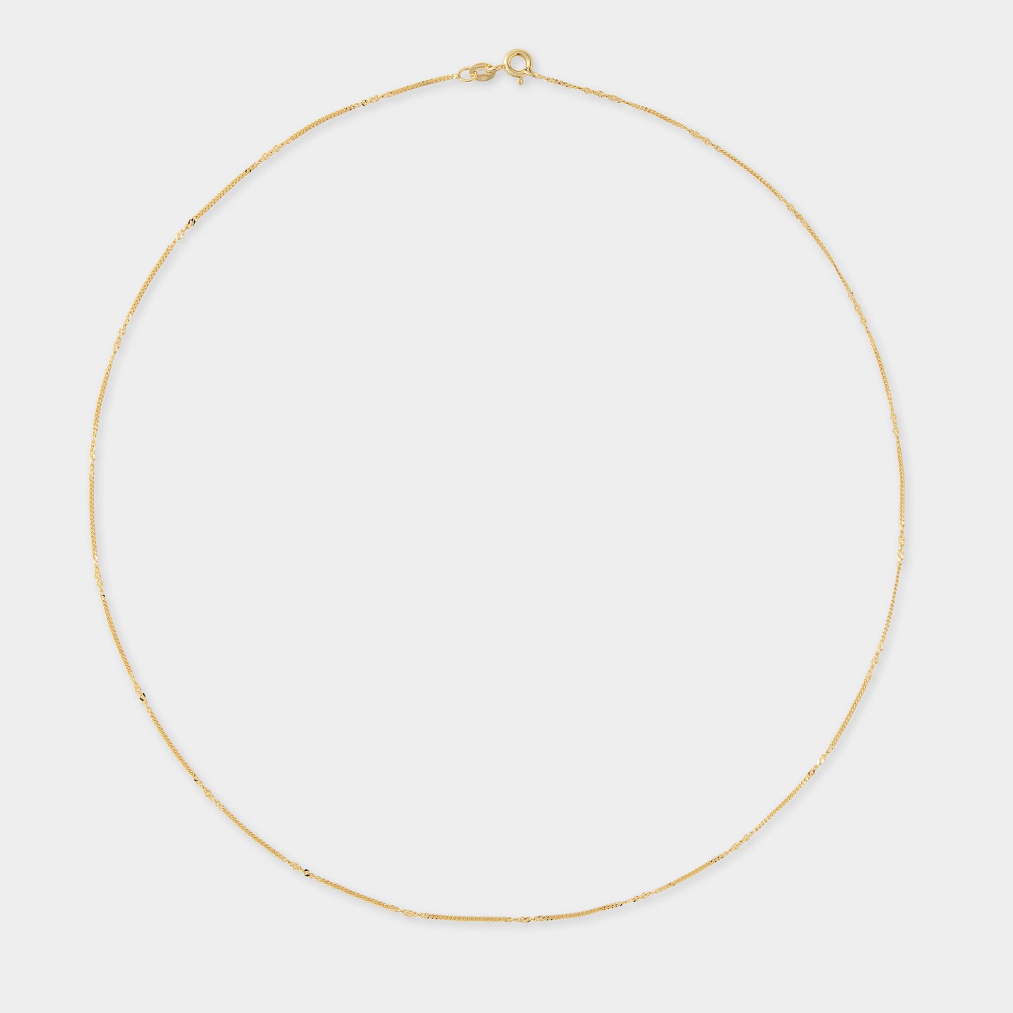18 K Gold Anchor Necklace