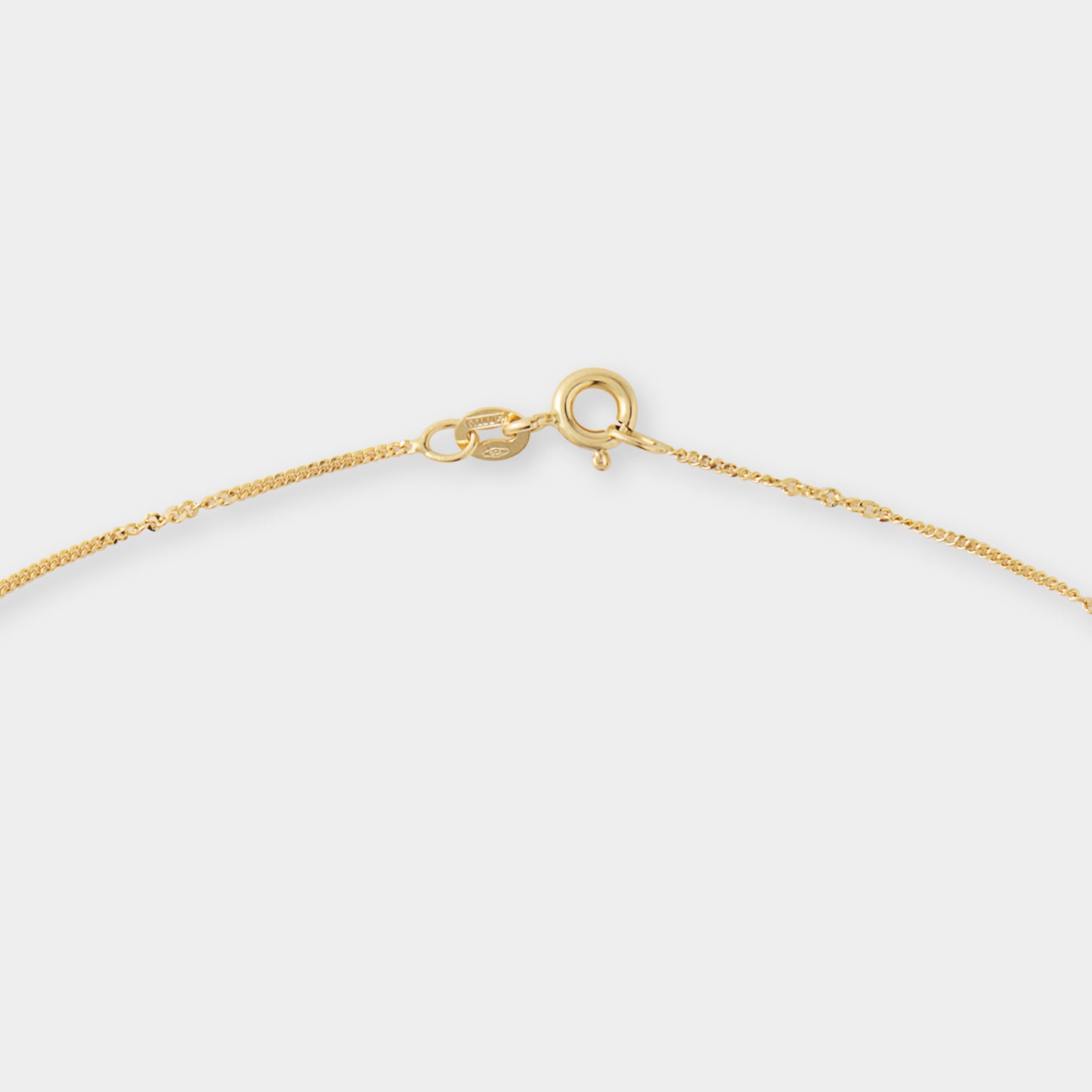 18 K Gold Anchor Necklace