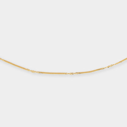 18 K Gold Anchor Necklace
