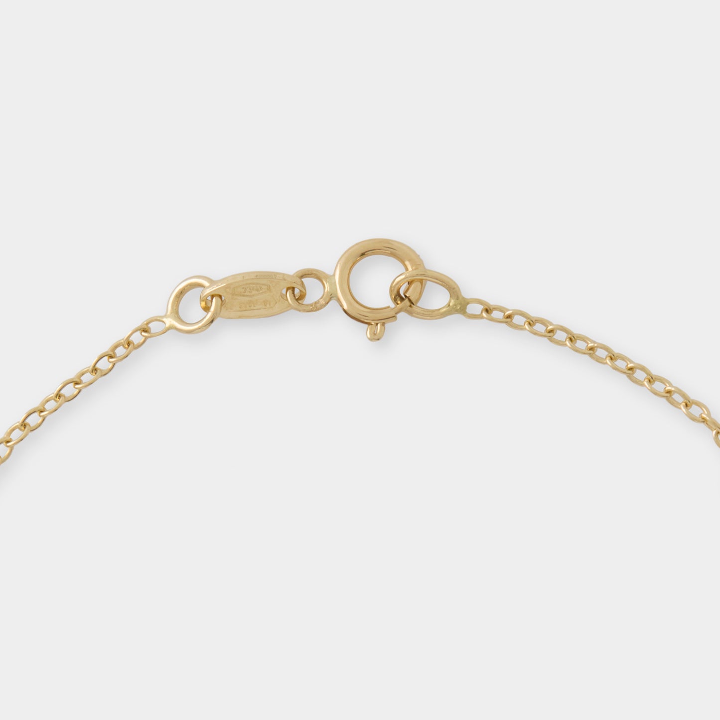 18 K Gold Anchor Chain Bracelets Allow Hearts