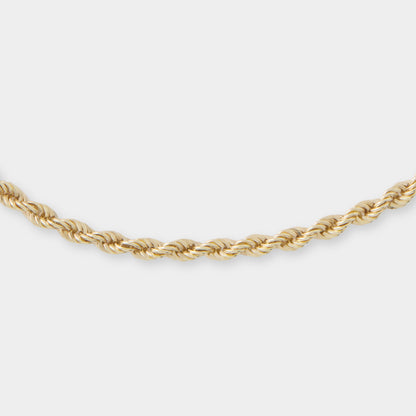 18 K Gold Rope Chain Bracelet