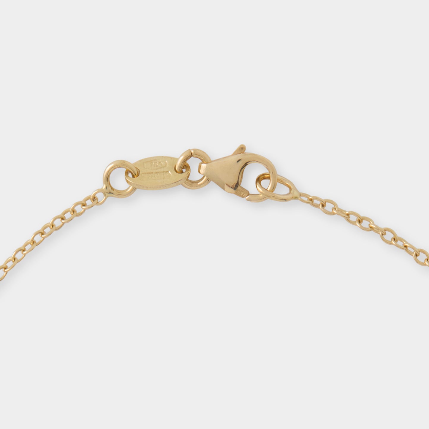 18 K Gold  Anchor Chain Bracelets & full Hearts & Sapphire