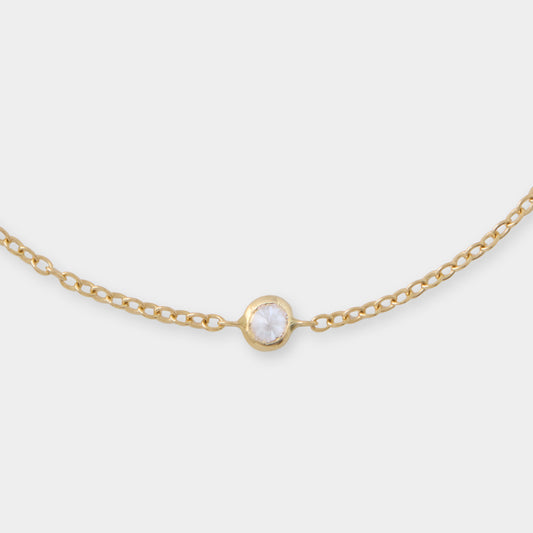 18 K Gold  Anchor Chain Bracelets & full Hearts & Sapphire