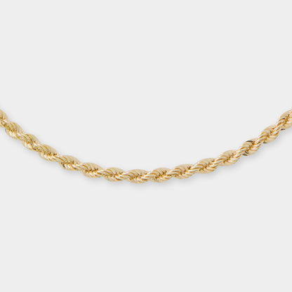 18 K Gold Rope Chain Bracelet