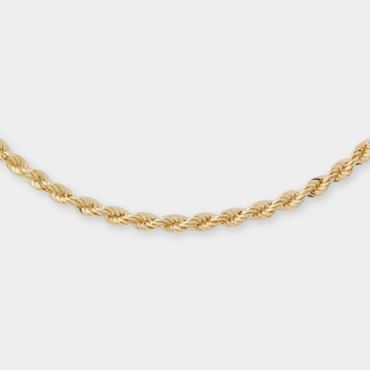 18 K Gold Rope Chain Bracelet