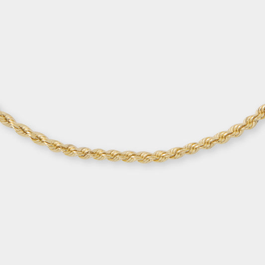18 K Gold Rope Chain Bracelet