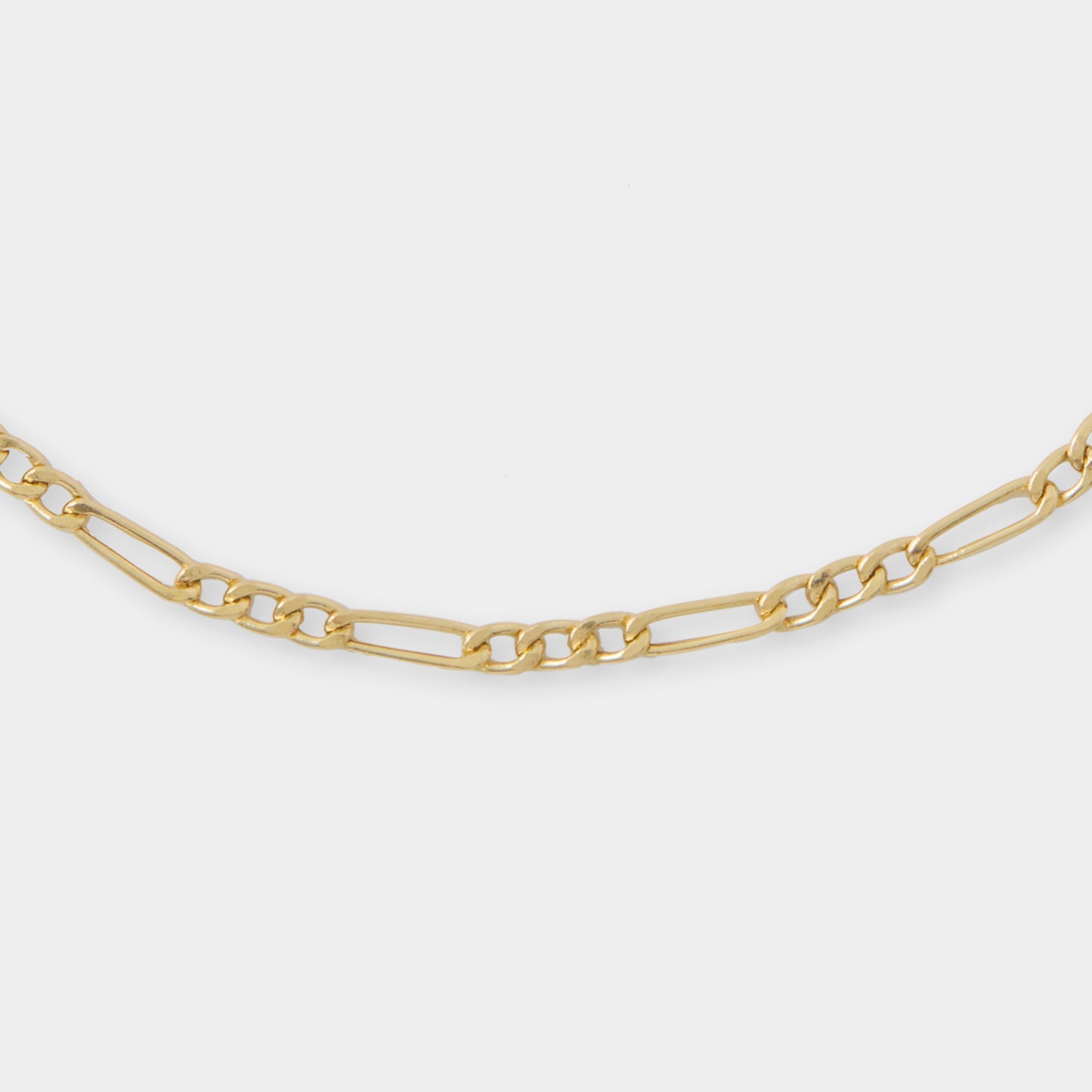 18 K Gold Figaro Link Bracelet