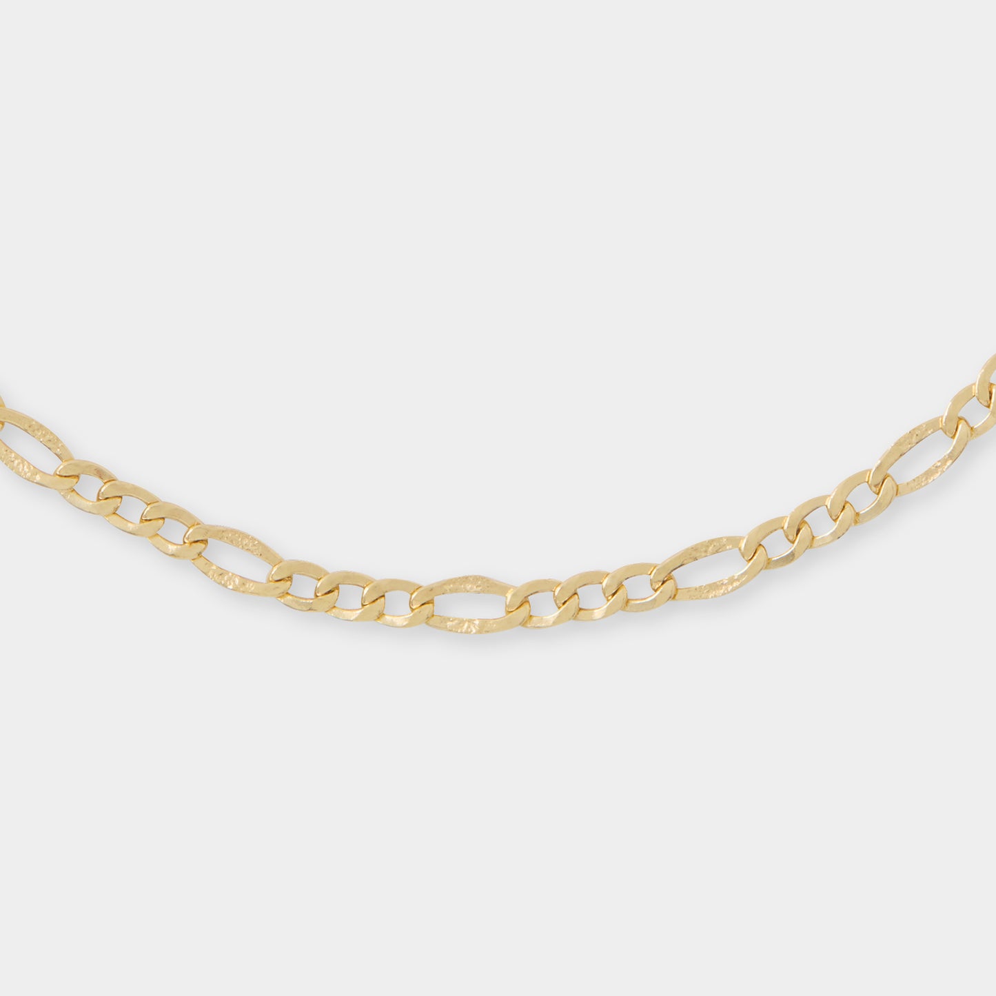 18 K Gold Figaro Link Bracelet