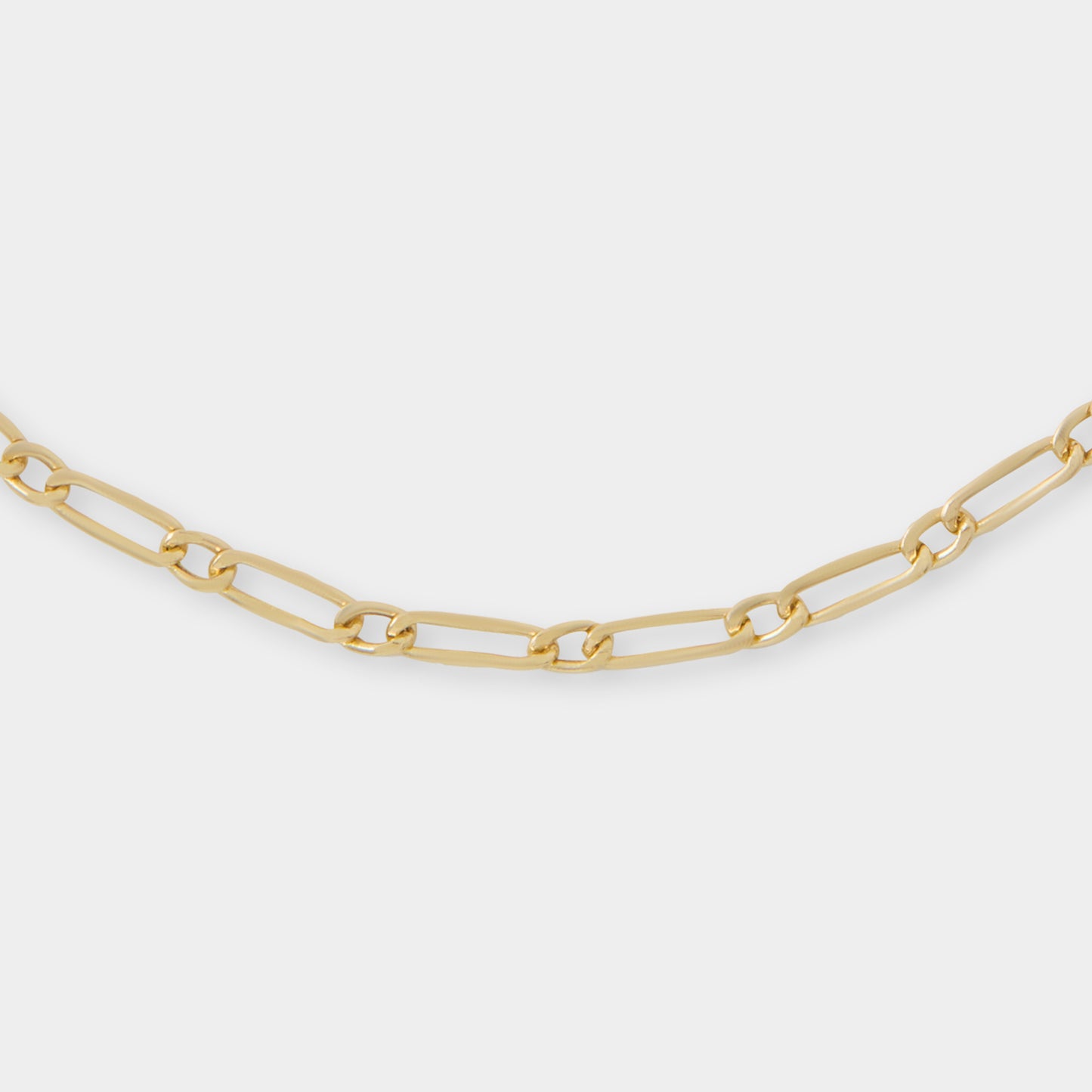 18 K Gold Figaro Link Bracelets
