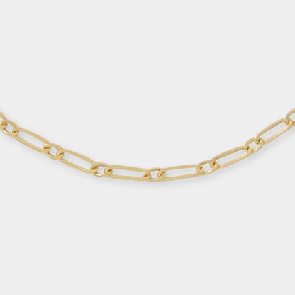 18 K Gold Figaro Link Bracelets