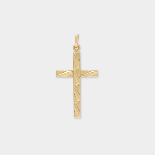 18 K Gold Boxed Cross