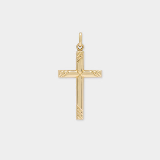 18 K Gold Boxed Cross