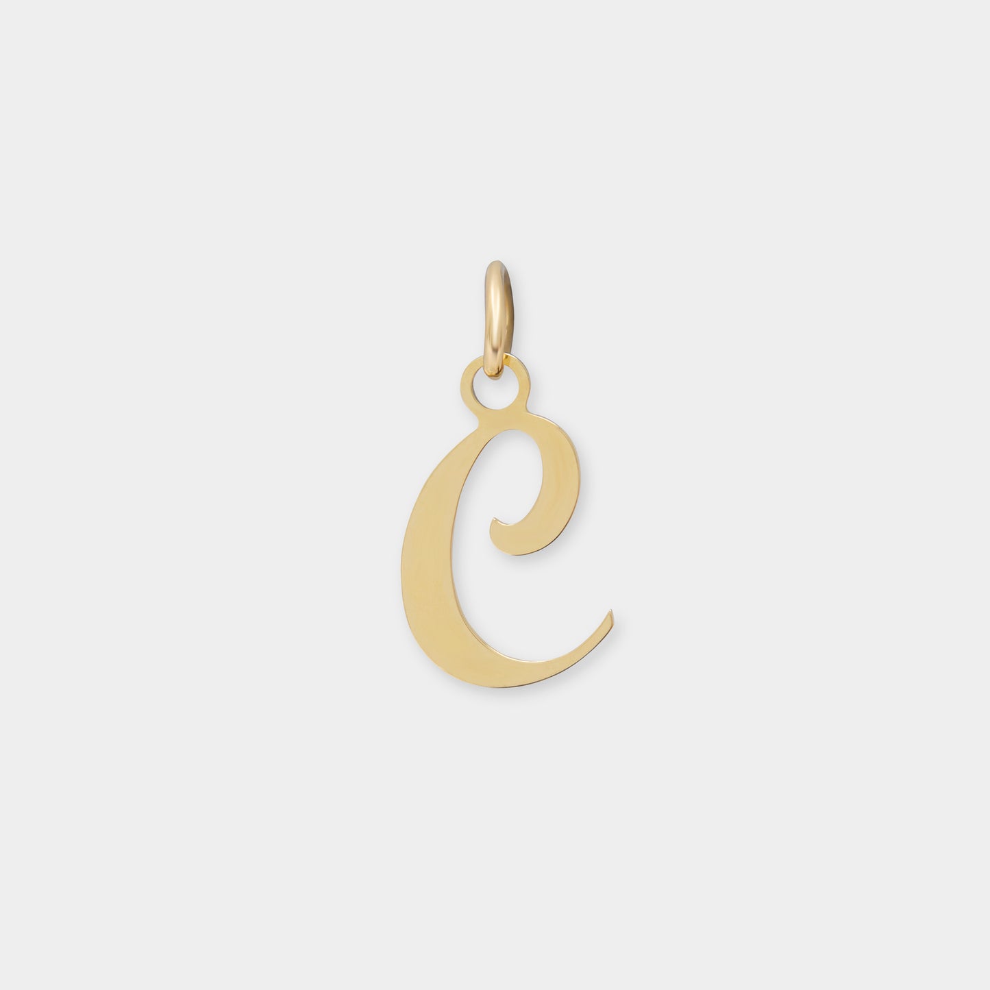 18 K Gold Alphabet Letter C