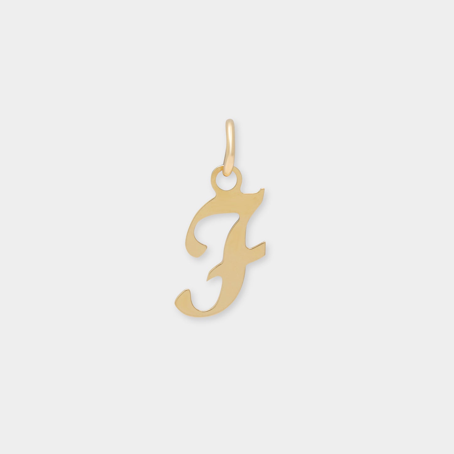 18 K Gold Alphabet Letter F