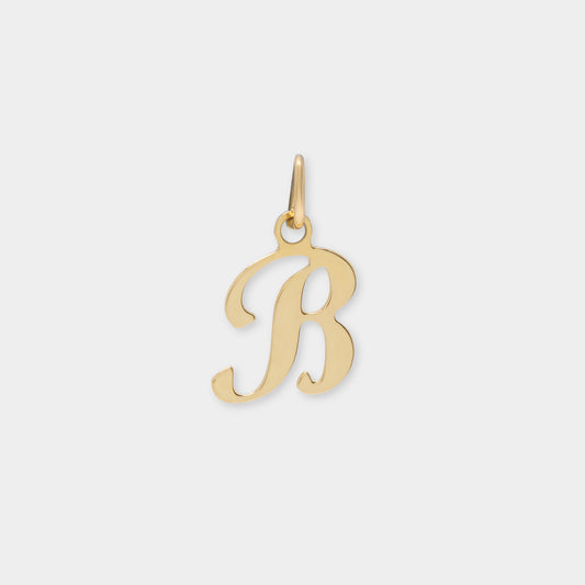 18 K Gold Alphabet Letter B