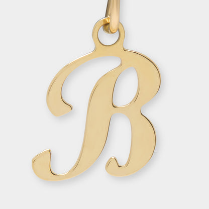 18 K Gold Alphabet Letter B