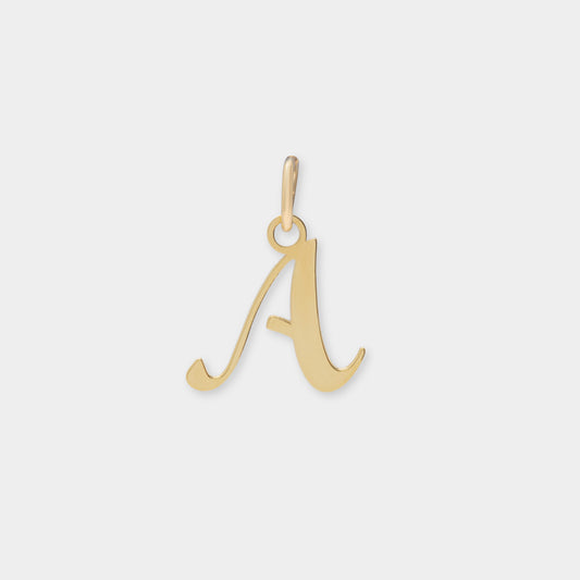 18 K Gold Alphabet Letter A