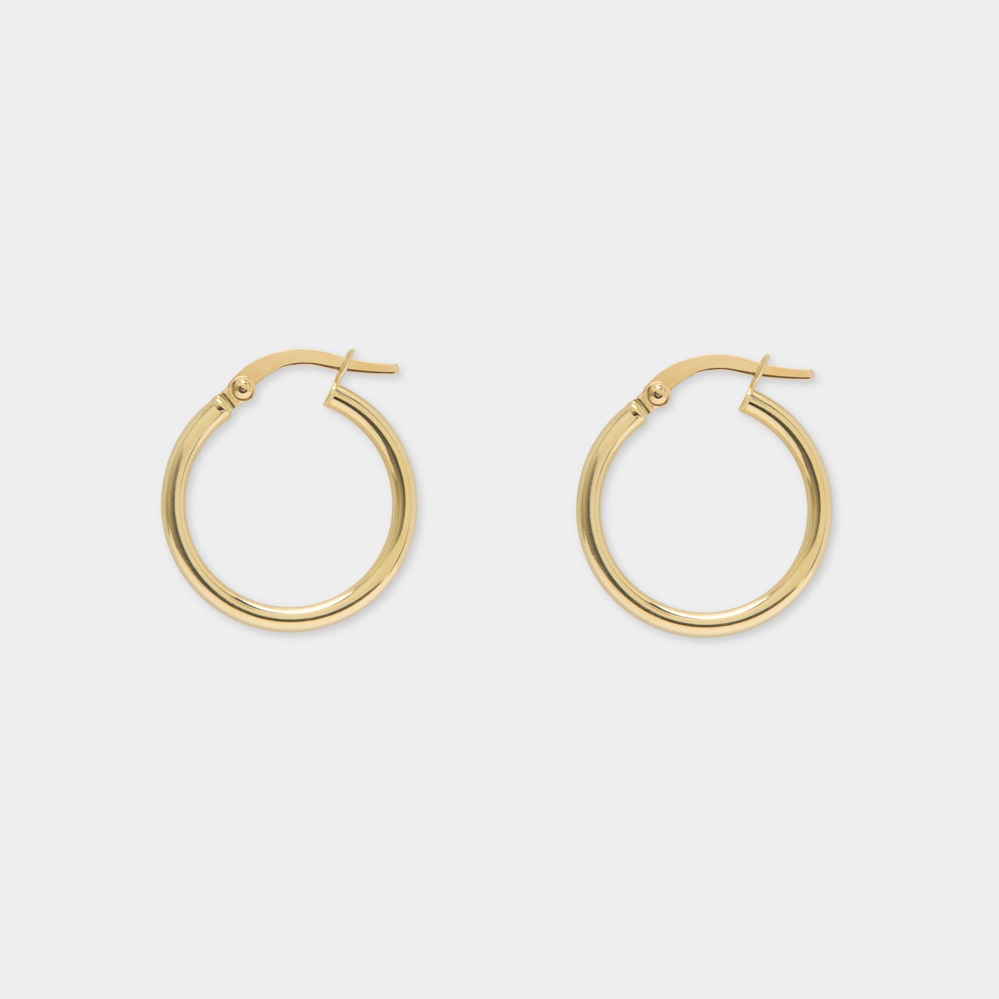 18 K Gold Hoop Earrings
