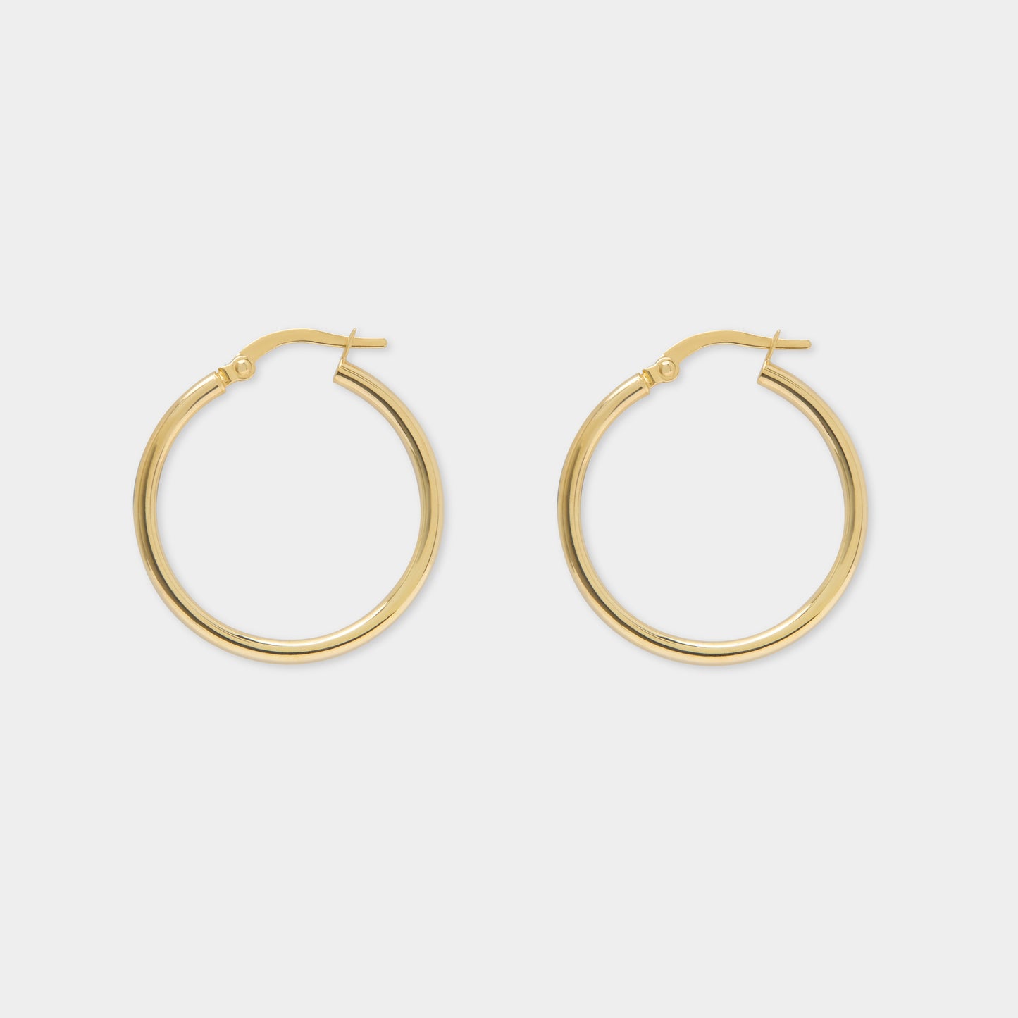 18 K Gold Hoop Earrings