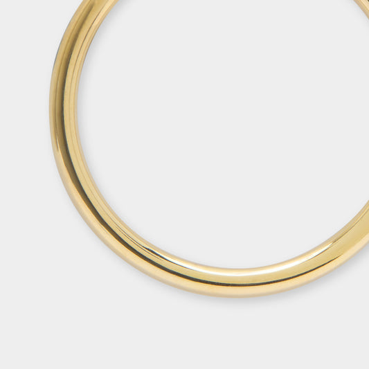18 K Gold Hoop Earrings