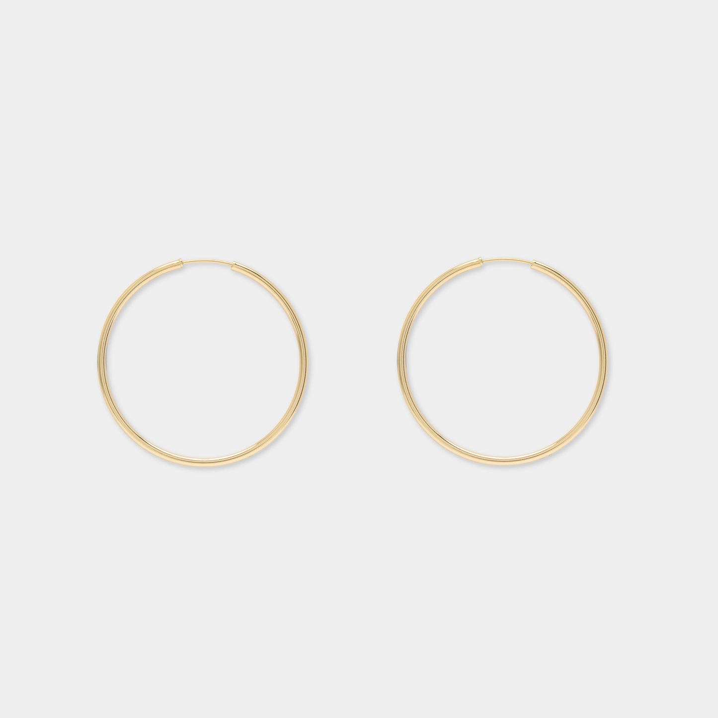 18 K Gold Hoop Earrings