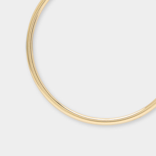 18 K Gold Hoop Earrings
