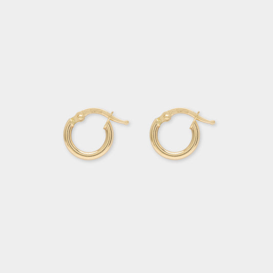 18 K Gold Hoop Earrings
