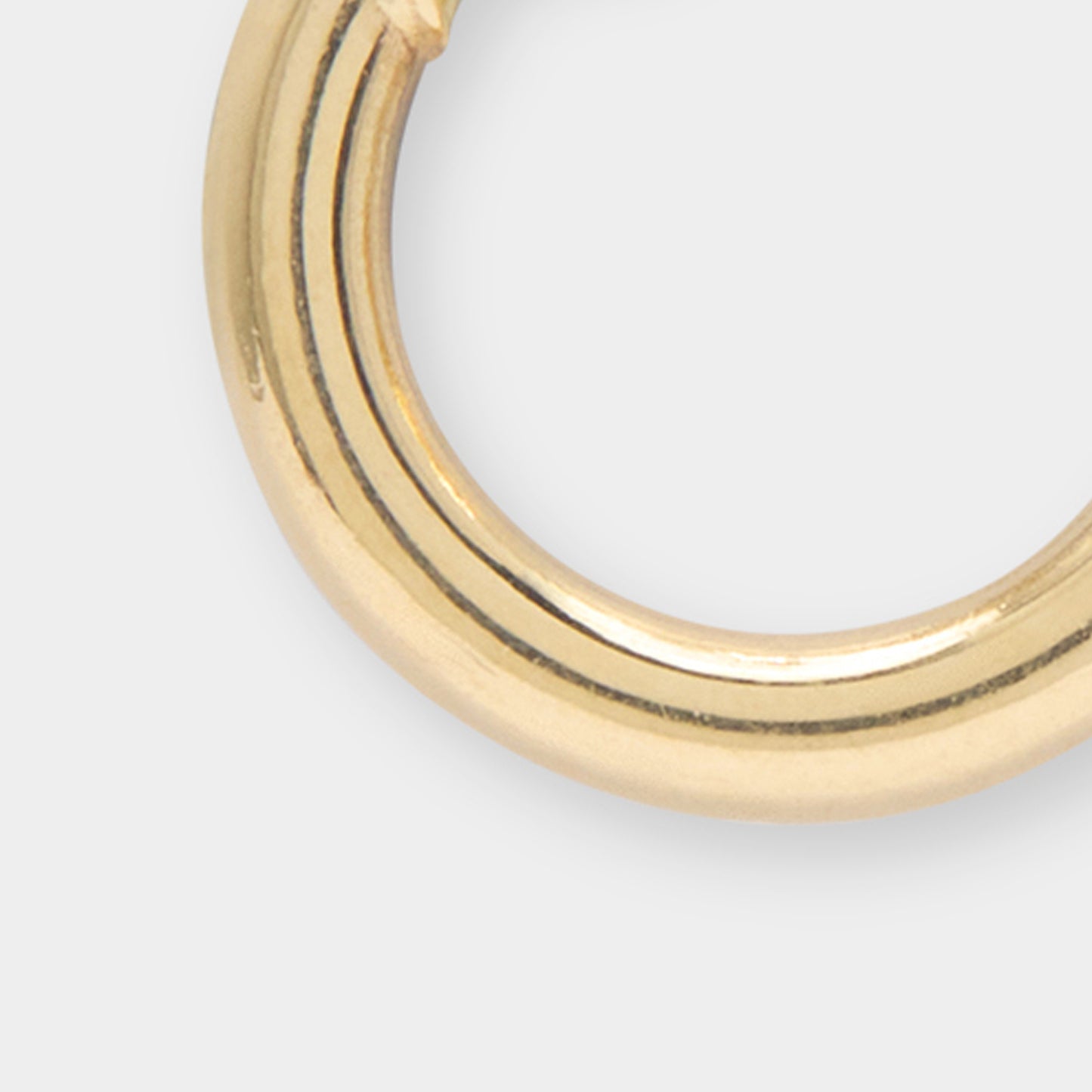 18 K Gold Hoop Earrings