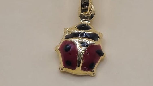 18K  Yellow Gold  Lady Bug 0.30 gr.